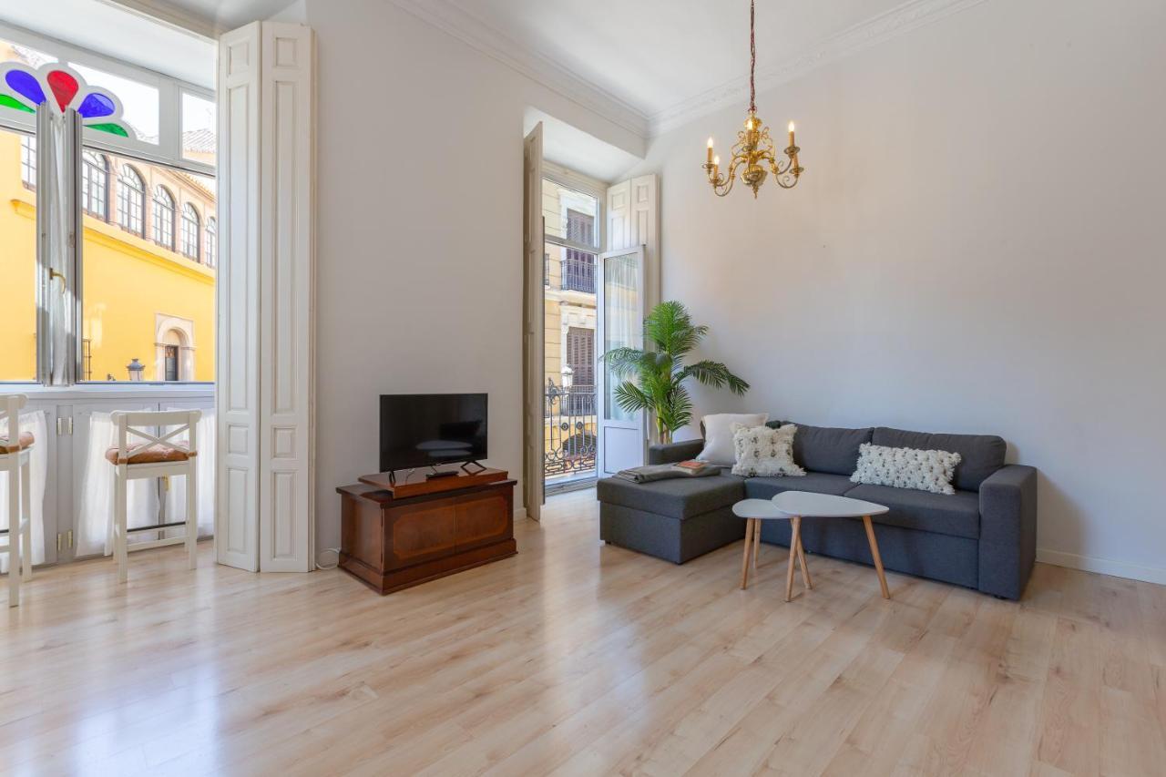 Luminoso Apartamento De Dos Habitaciones Con Vistas A Las Catedral Малага Экстерьер фото