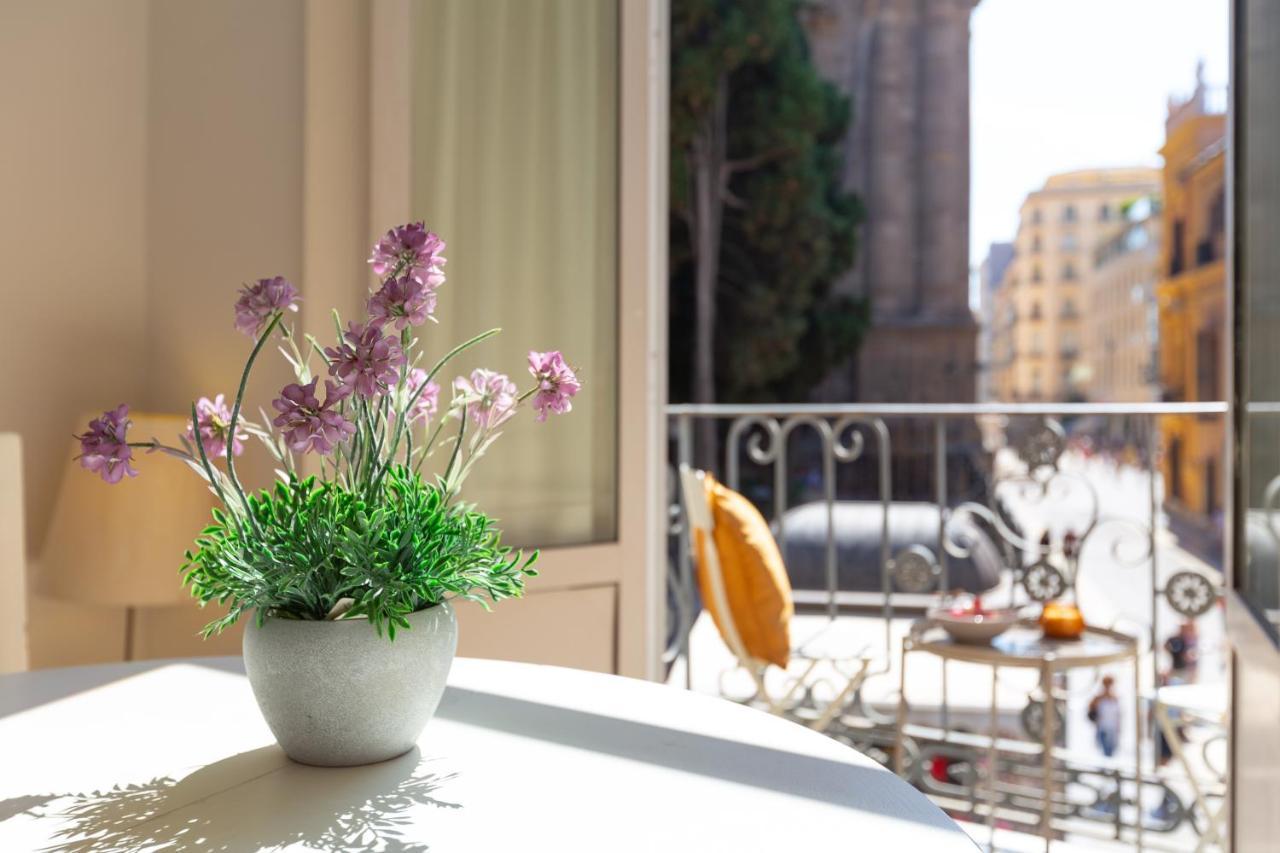 Luminoso Apartamento De Dos Habitaciones Con Vistas A Las Catedral Малага Экстерьер фото